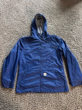 Carhartt women’s navy Hooded Windbreaker Jacket S